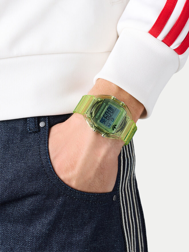 adidas Uhr adidas AO Street Digital Two Crystal AOST25538 Grün
