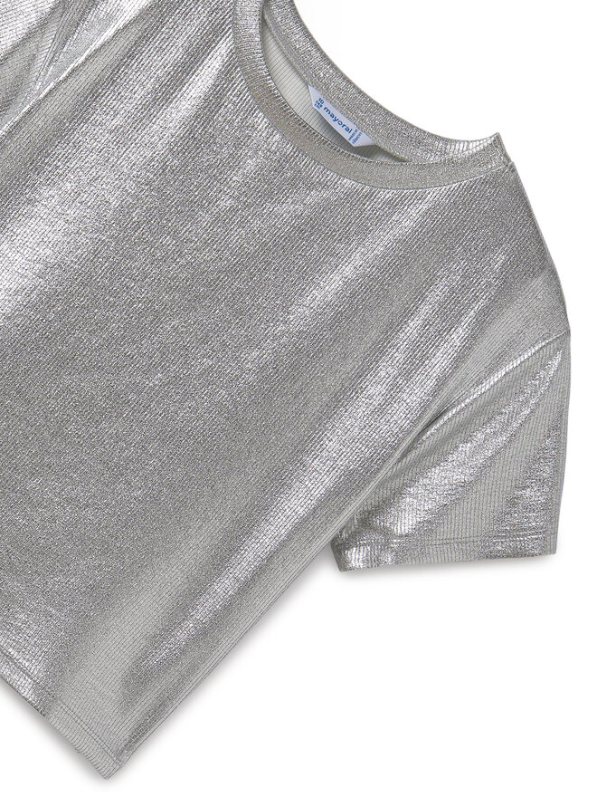 Mayoral Mayoral Camiseta 6027 Plata Regular Fit