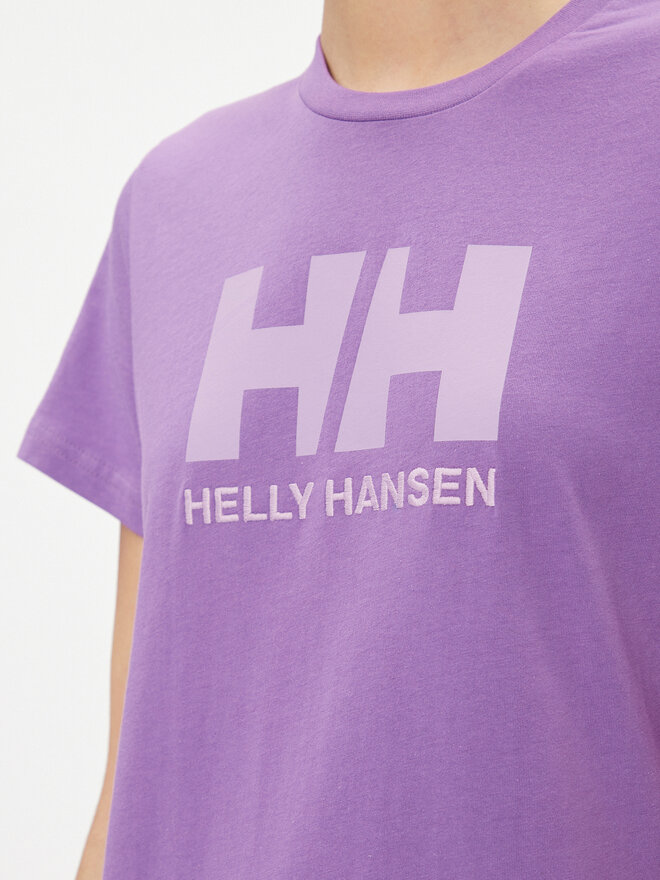 Helly Hansen Helly Hansen Marškinėliai Logo 34112 Violetinė Regular Fit