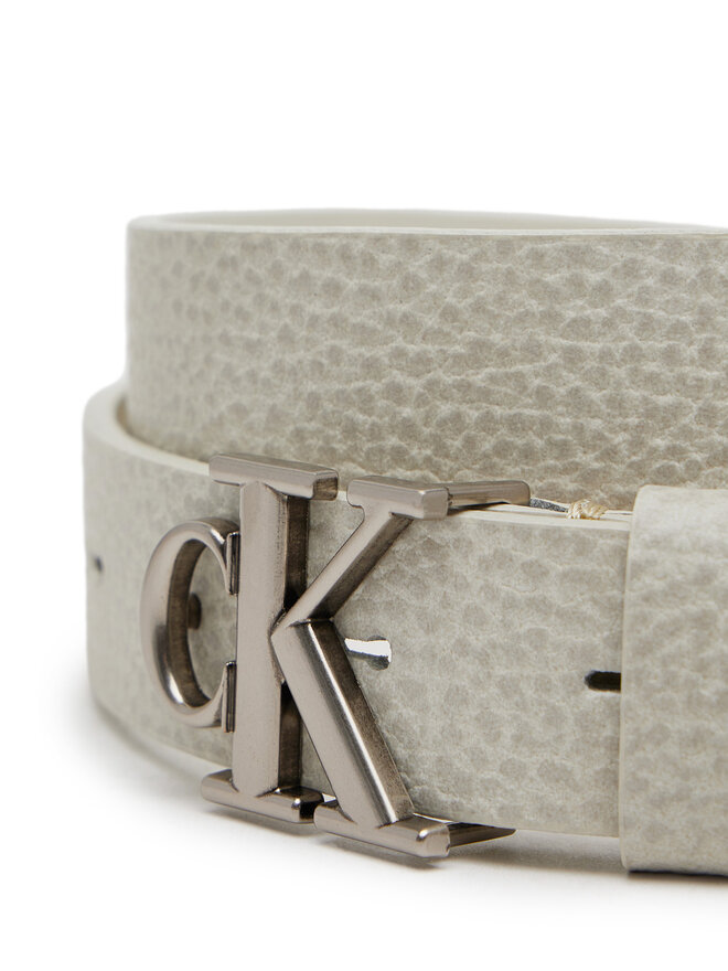 Calvin Klein Jeans Ζώνη Γυναικεία Calvin Klein Jeans Monogram Placque Buckle 25Mm LV04K7003G Λευκό