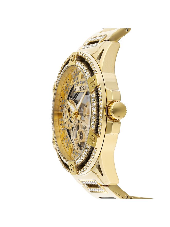 Guess Zegarek Guess King GW0497G2 Złoty