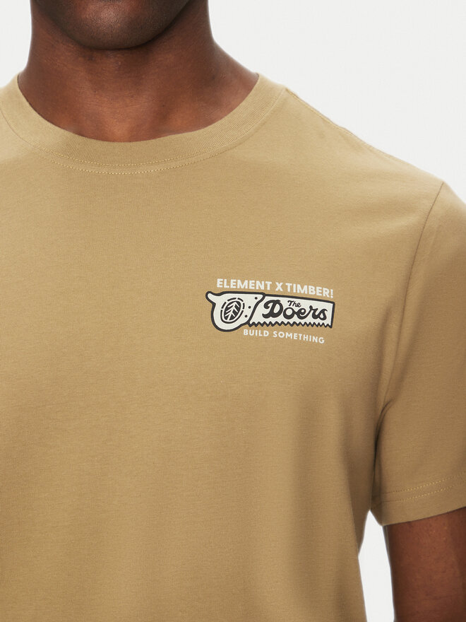 Element Element T-Shirt ELYZT00519 Χακί Regular Fit