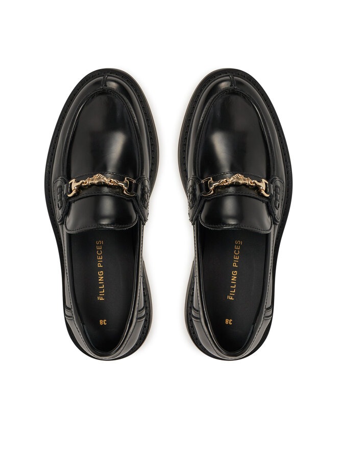 Filling Pieces Mocasini Filling Pieces Polido 44233191847 Negru