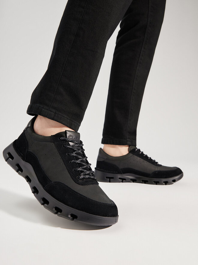 Снікерcи Clarks Nature X One 26172792 Чорний | evzuttya.com.ua