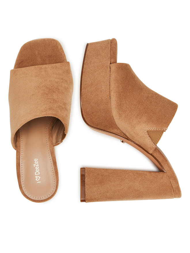 DeeZee Pantoletten DeeZee F7979-1 Beige