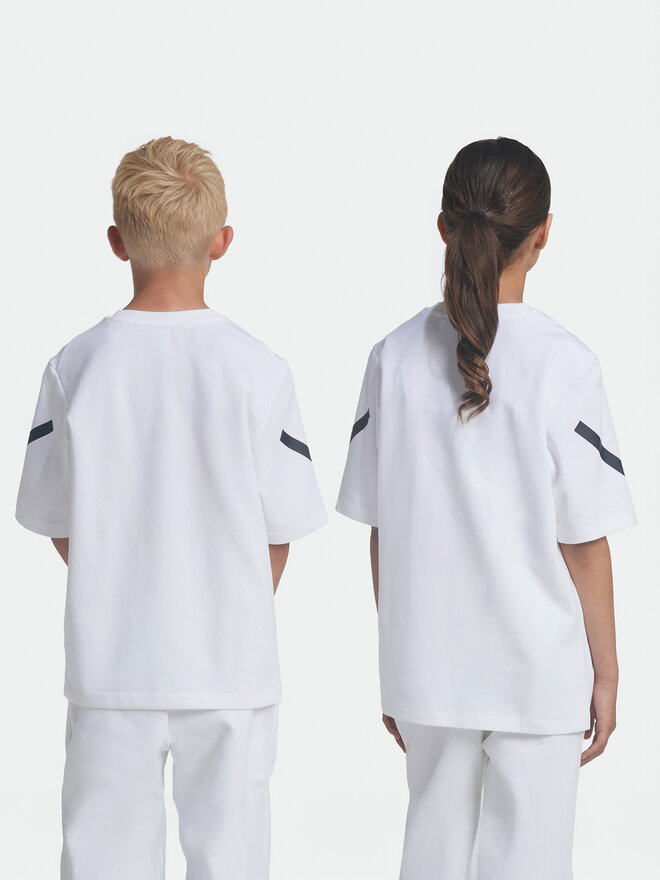 adidas adidas Camiseta Z.N.E. JJ4144 Blanco Loose Fit