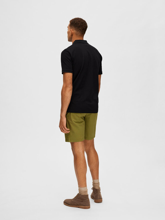 Selected Homme Selected Homme Polo 16087839 Μαύρο Regular Fit