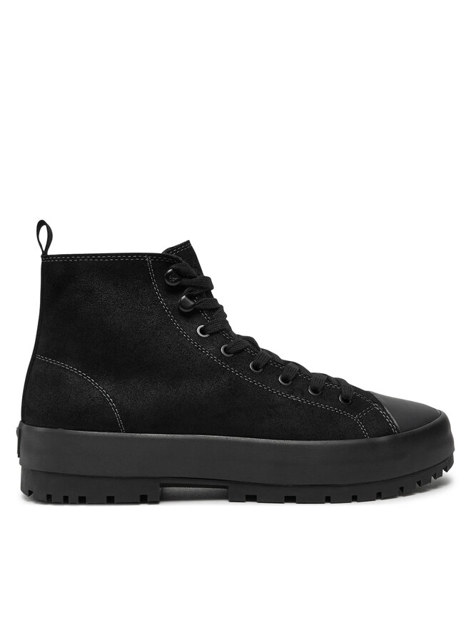 Calvin Klein Jeans Ορειβατικά παπούτσια Calvin Klein Jeans Lugged Hybrid High Laceup Auth YM0YM01092 Μαύρο