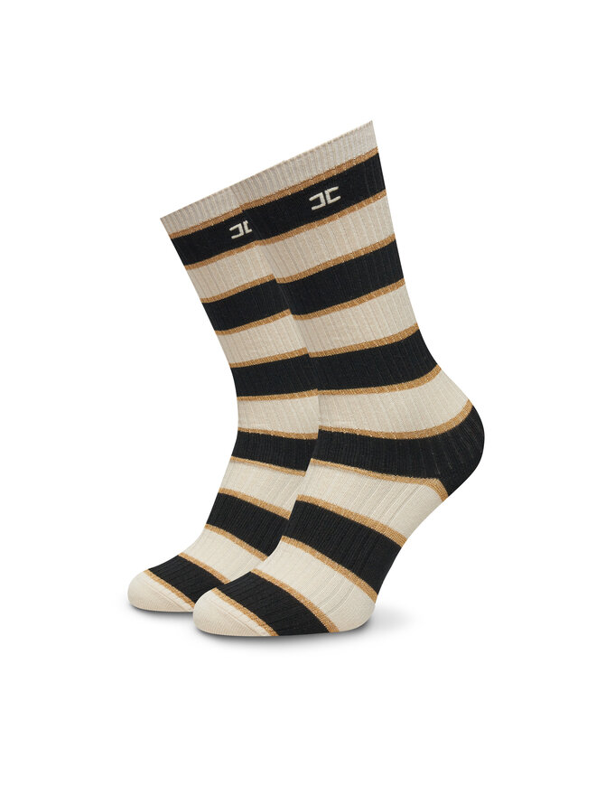 Elisabetta Franchi Calcetines altos para mujer Elisabetta Franchi CZ-05Q-46E2 Beis
