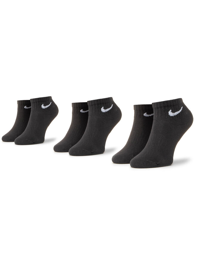 Nike 3 pares de calcetines cortos unisex Nike SX7667-010 Negro