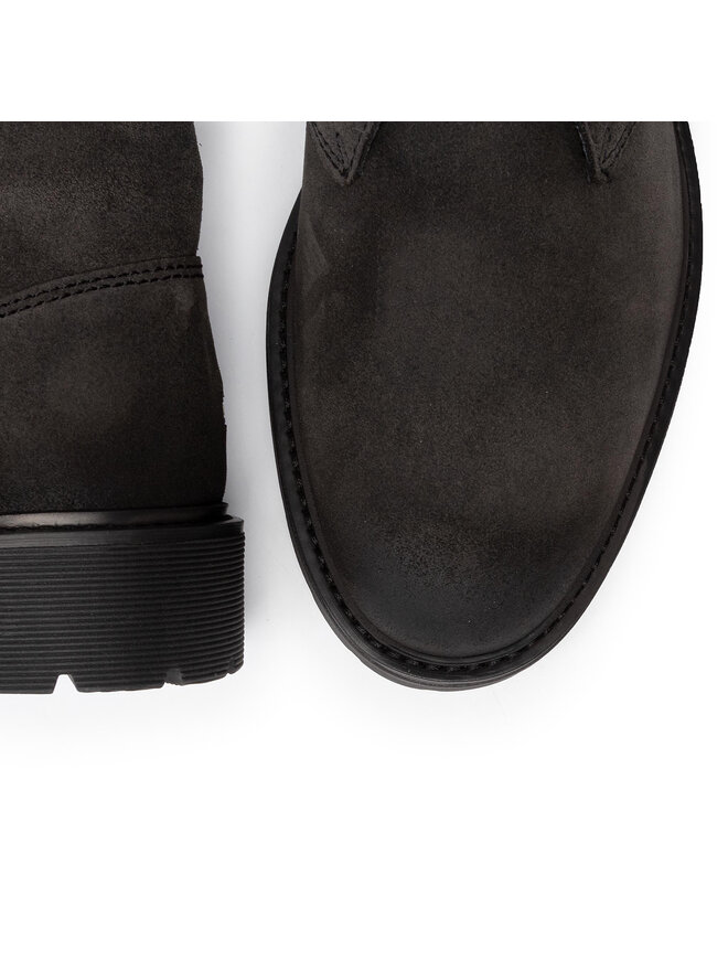 Tommy Hilfiger Schnürschuhe Tommy Hilfiger Suede Clea Desert Boot FM0FM02533 Grau
