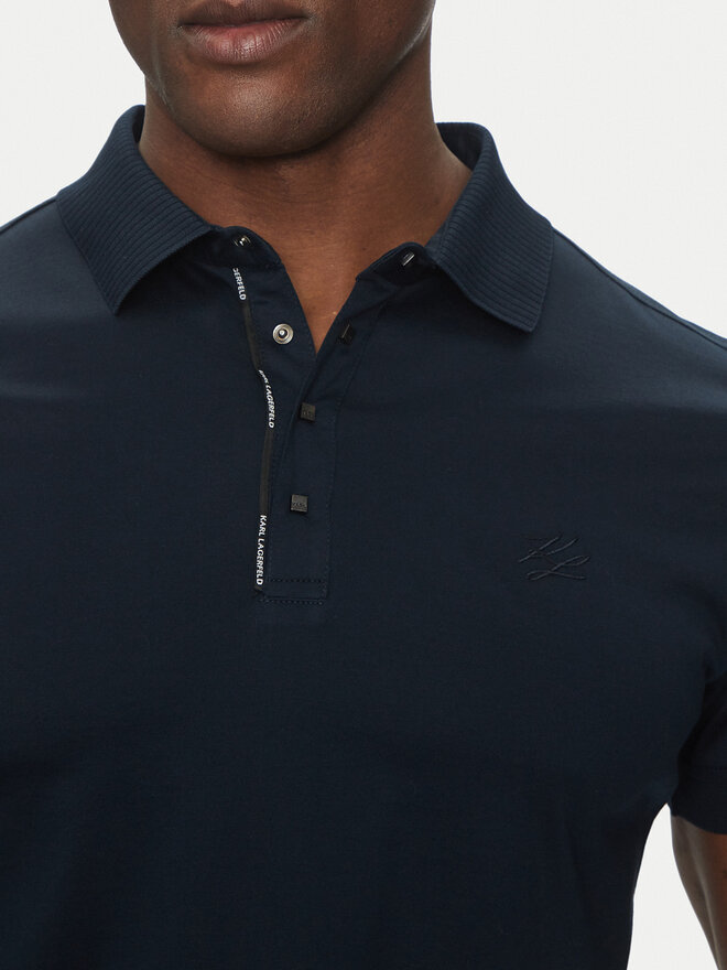 KARL LAGERFELD KARL LAGERFELD Poloshirt 745007 552200 Dunkelblau Regular Fit