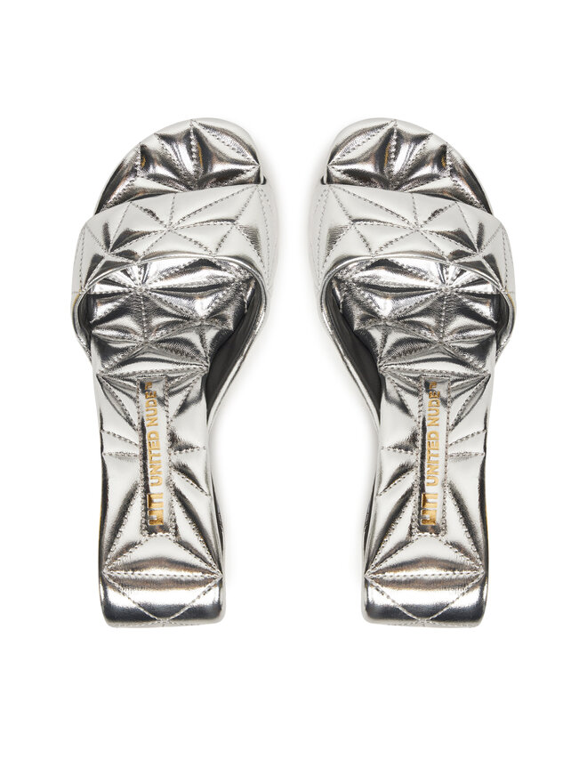 United Nude Klapki United Nude Mobius Hi 10001902188 Srebrny