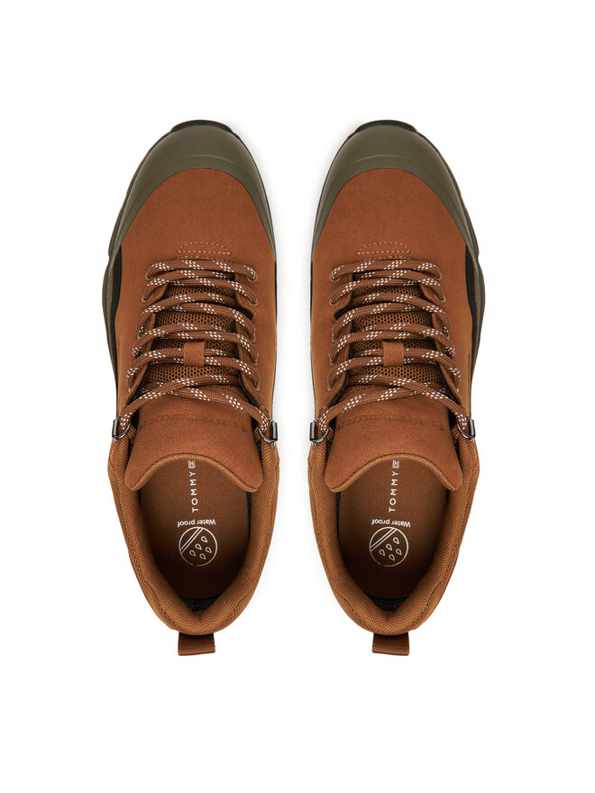 Tommy Hilfiger Sneakers Tommy Hilfiger Outdoor Runner Low Wpm FM0FM05655 Braun