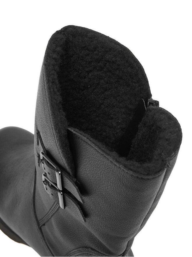 Rieker Škornji Rieker Z9571-00 Črna