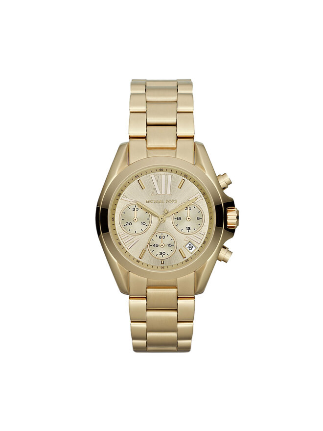 Zegarek Michael Kors Mini Bradshaw MK5798 Złoty | eobuwie.com.pl