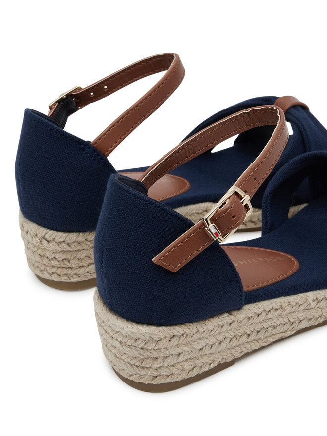 Tommy Hilfiger Espadryle Tommy Hilfiger T3A7-33801-0048 M Granatowy