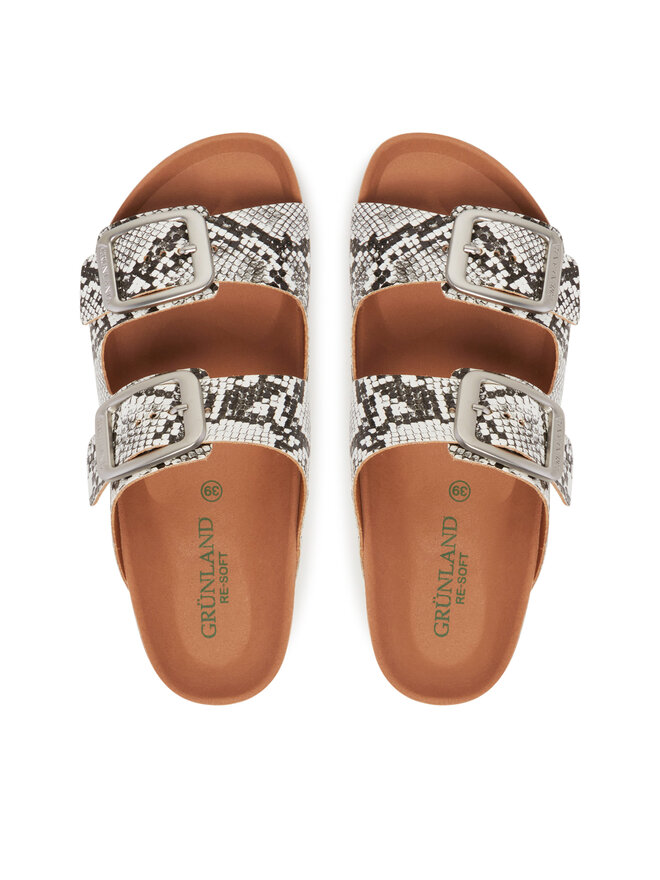 Grünland Pantoletten Grünland Enny CB0813 Weiß