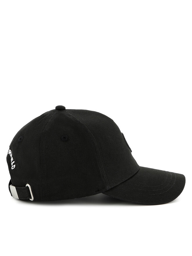 KARL LAGERFELD Czapka z daszkiem KARL LAGERFELD Z30398 Czarny