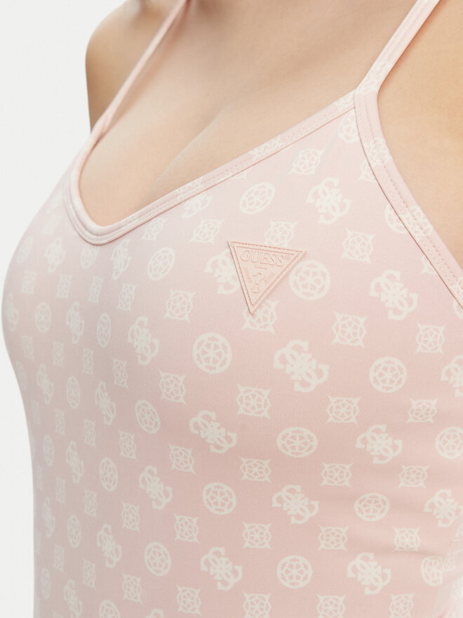 Guess Guess Top V5YP11 MC03W Ružičasta Slim Fit