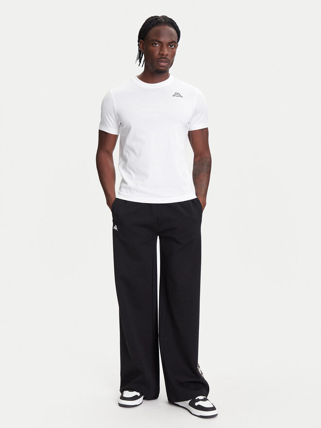Kappa Kappa Marškinėliai Logo Korpo Cafers 304J150 Balta Slim Fit