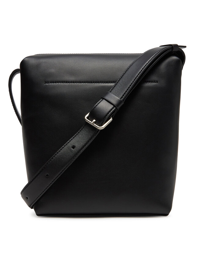 Calvin Klein Σάκος Calvin Klein Ck Premium Leather Hobo Mini K50K512968 Μαύρο