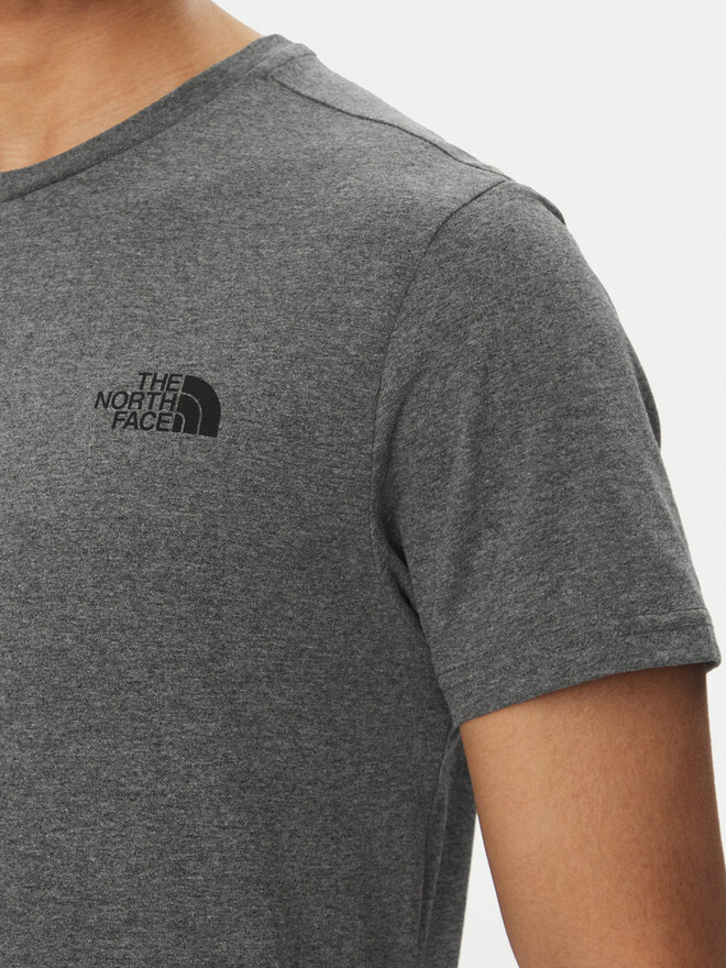 The North Face The North Face Marškinėliai Simple Dome Tee NF0A2TX5 Pilka Regular Fit