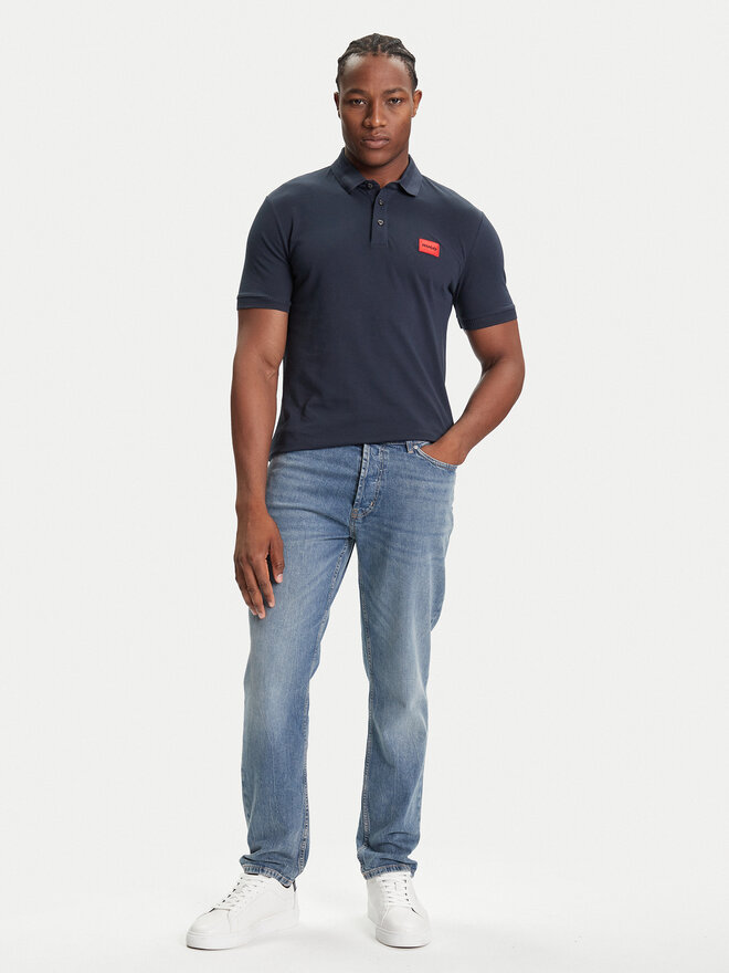 HUGO HUGO Polo Dereso222 50466202 Azul marino Slim Fit