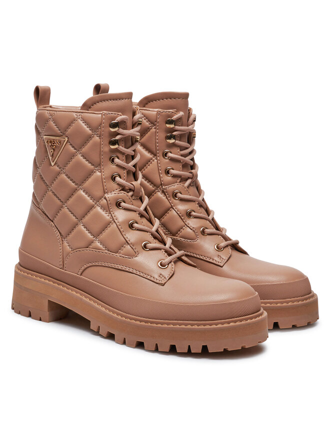 Guess Trapper stila apavi Guess Badae2 FLFBD2 ELE10 Bēšs