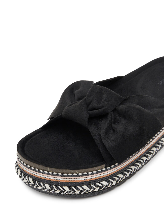 DeeZee Pantoletten DeeZee E2050-3 Schwarz