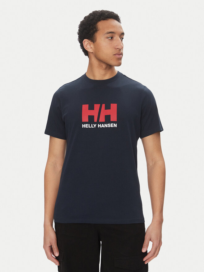 Helly Hansen Helly Hansen Marškinėliai Logo 54596 Tamsiai mėlyna Regular Fit