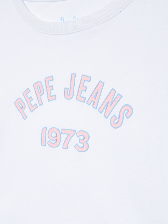 Pepe Jeans Pepe Jeans Camiseta Paullete PG502955 Blanco Regular Fit