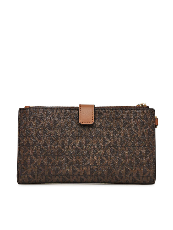 MICHAEL Michael Kors Duży Portfel Damski MICHAEL Michael Kors 32F1GJ6W4B Brązowy