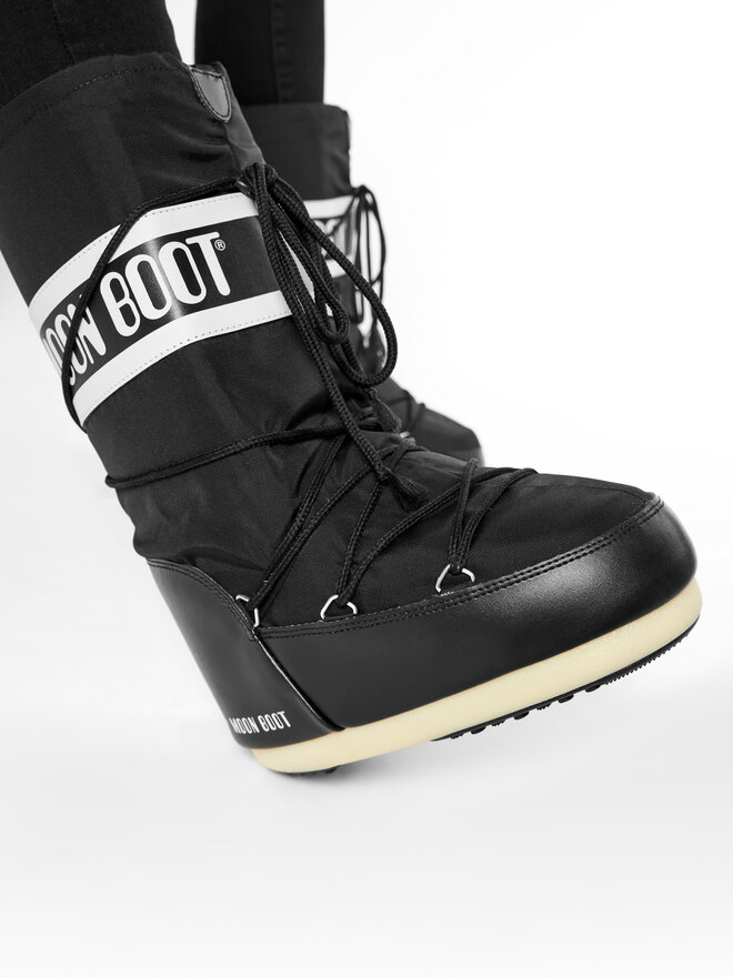 Moon Boot Μπότες Χιονιού Moon Boot Nylon 14004400 001 Μαύρο