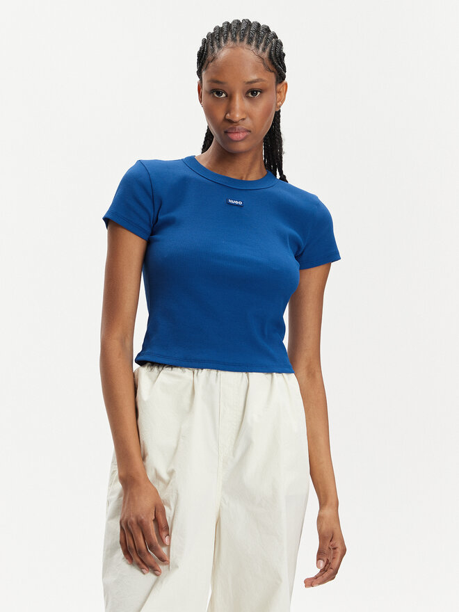 HUGO HUGO Camiseta Baby 50510749 Azul Slim Fit