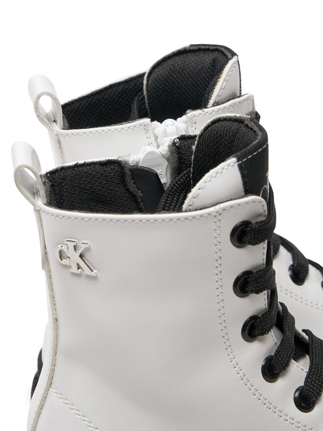 Calvin Klein Jeans Bakancs Calvin Klein Jeans Lace-Up Bootie V4A5-81031-1453 M Fehér