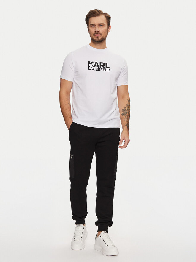 KARL LAGERFELD KARL LAGERFELD Camiseta 755087 551235 Blanco Regular Fit