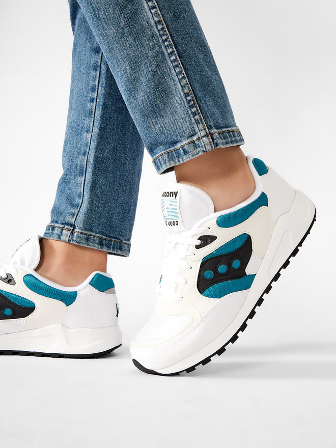 Sneakers Saucony Jazz 4000 S70487 2 Blanc chaussures