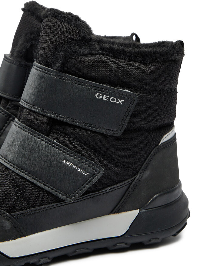 Geox Sněhule Geox J Trekkyup Boy B Abx J46MBF 0FU50 C9999 S Černá
