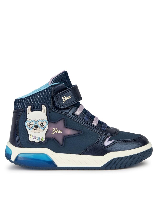 Geox Laisvalaikio batai Geox J Inek Girl J36ASC 0CENF C4215 M Tamsiai mėlyna