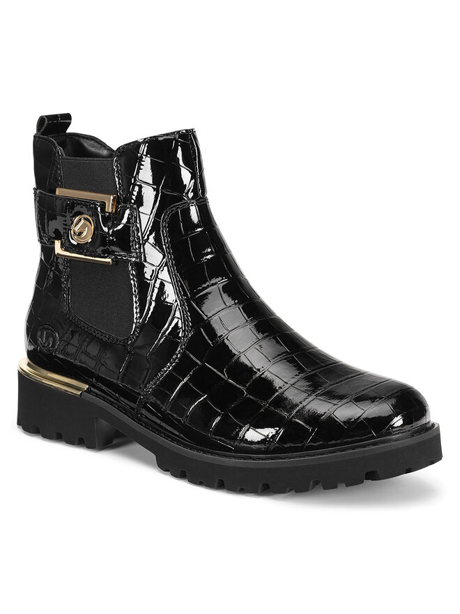Remonte Botine Remonte D8684-03 Negru