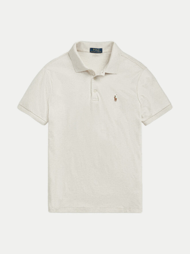Polo Ralph Lauren Polo Ralph Lauren Poloshirt 710713130002 Écru Custom Slim Fit