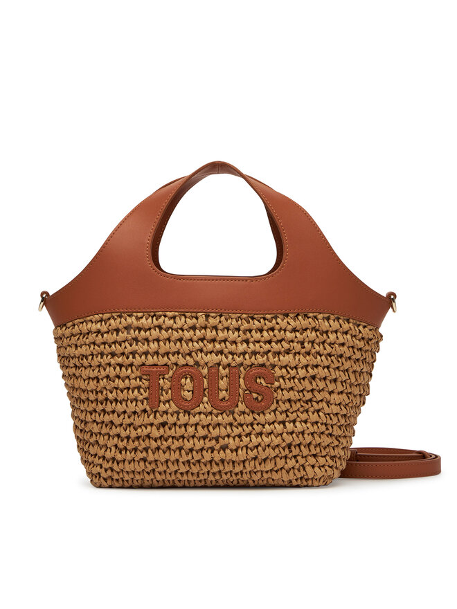 TOUS Handtasche TOUS Lirio Rafia 2002205343 Braun