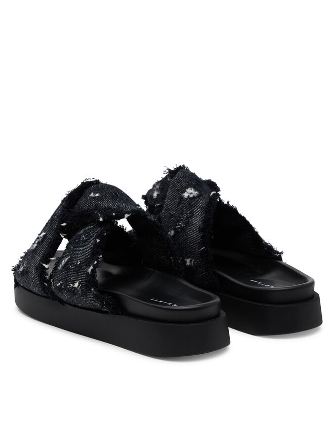 Inuikii Chanclas Inuikii Soft Crossed Jeans 70104-143 Negro