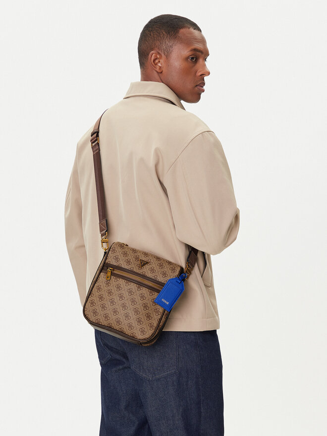 Guess Torbica za okrog pasu Guess HMMILO P5417 Rjava