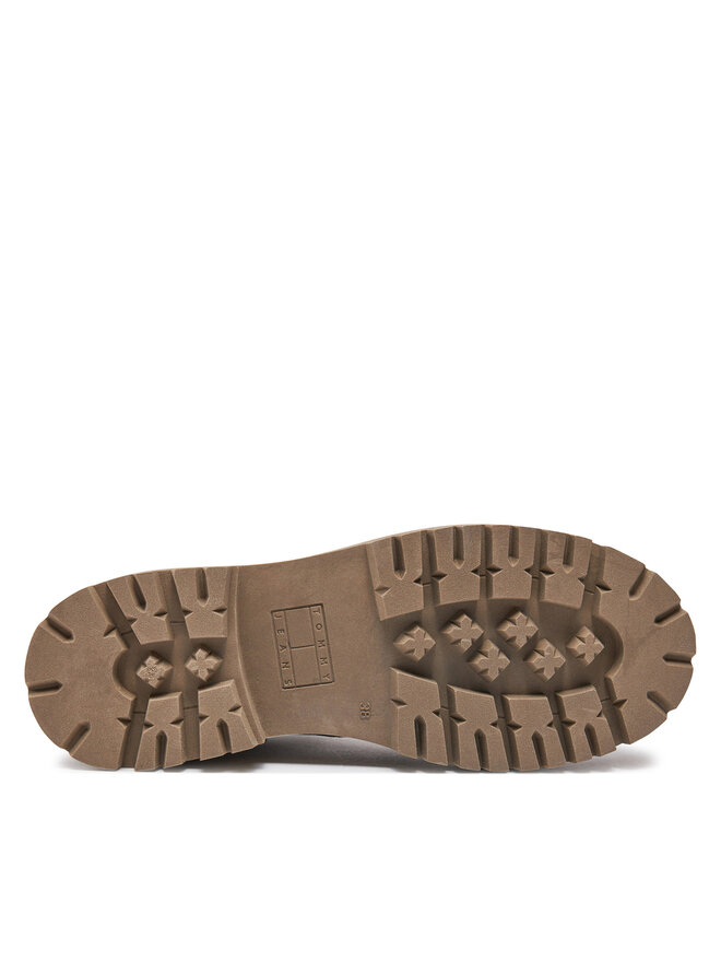 Tommy Jeans Īsie zābaki Tommy Jeans Tjw Urban Lace Up Suede EN0EN02630 Brūns