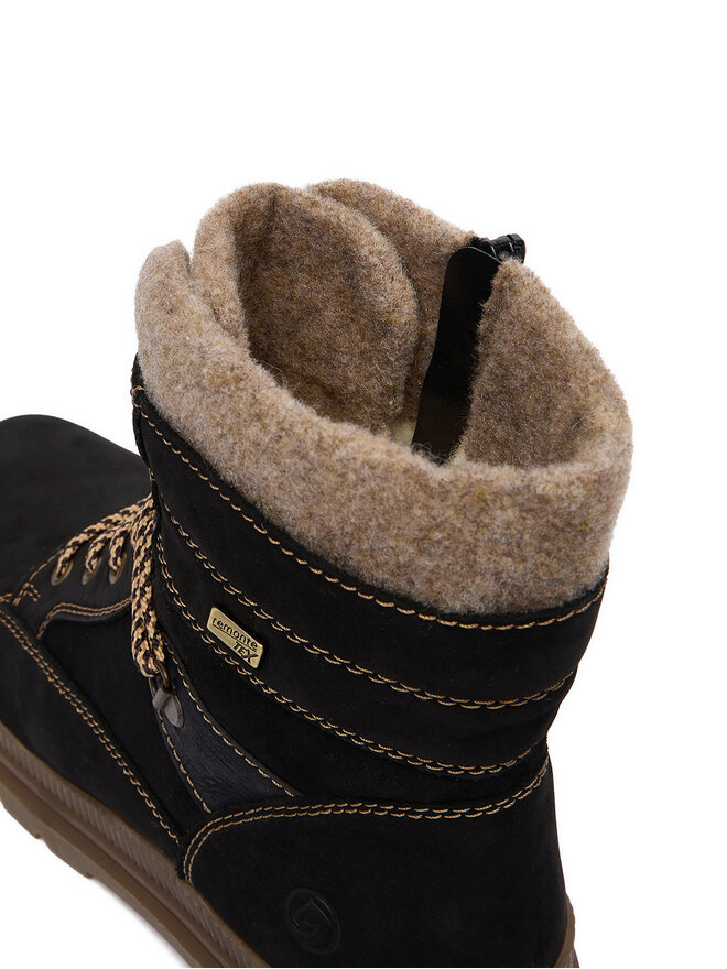 Remonte Schnürschuhe Remonte CEO-D0C77-02 Schwarz