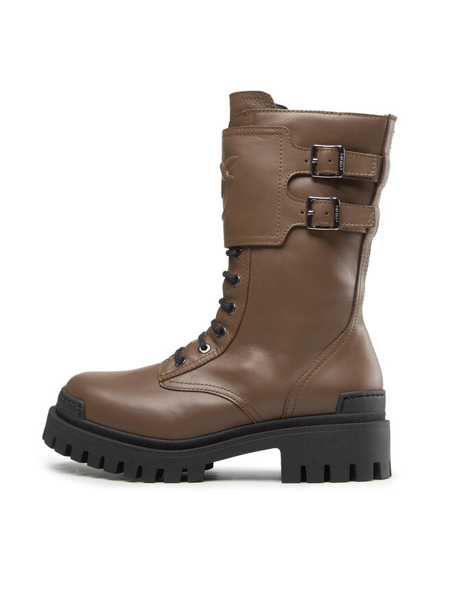 PINKO Schnürstiefeletten Pinko Cumino Boot 1H2135 A072 Braun