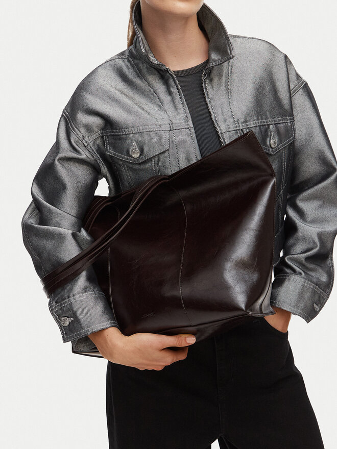 JENNY Handtasche JENNY CEO-JNY-S-001-10 Dunkelbraun