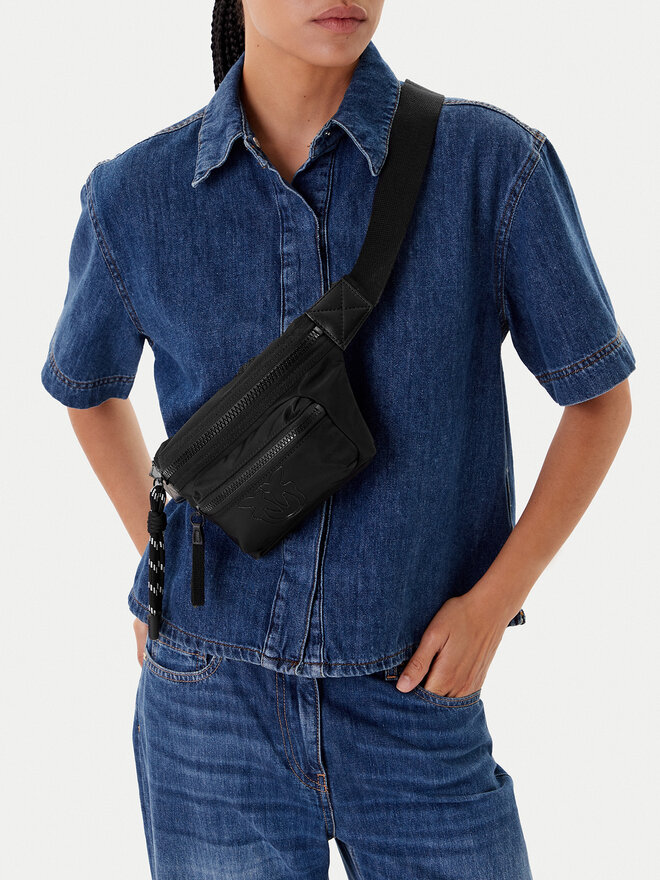 PINKO Τσαντάκι μέσης PINKO Belt Bag PE PLTT 104939 A29U Μαύρο